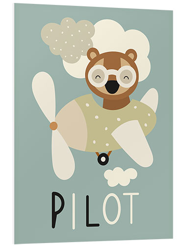 Foam board print Pilot - Nordic Nursery