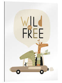 Gallery print Wild and Free - Nordic Nursery