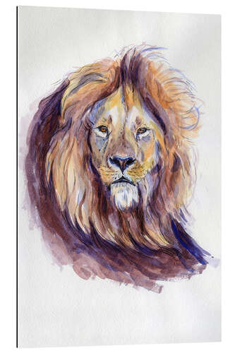 Gallery print Watercolour Lion