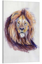 Magnettafel Aquarell Löwe