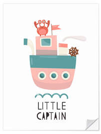 Naklejka na ścianę Little Captain - Baby Nursery