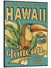 Magnettafel Hawaii Toucan Beach Lounge