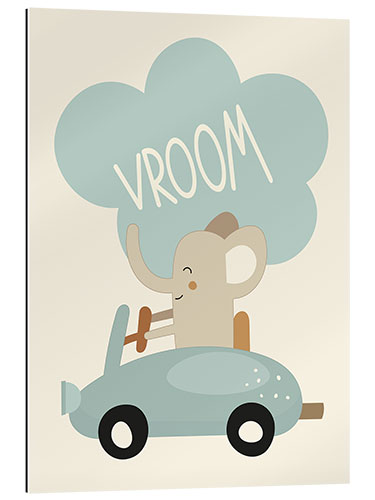 Gallery print Baby Elephant Vroom