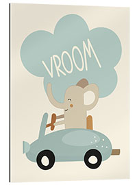 Gallery print Baby Elephant Vroom