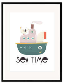 Framed art print Sea Time - Baby Nursery