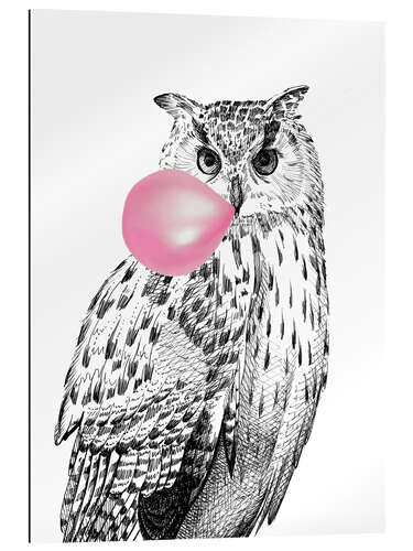 Gallery print Bubblegum Owl