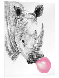 Gallery print Bubblegum Rhino