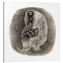 Magnettafel Eule nach links