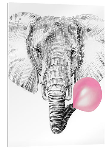 Gallery print Bubblegum Elephant