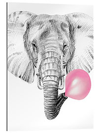 Gallery print Bubblegum Elephant