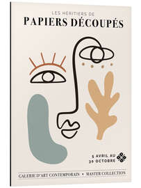 Magnettafel Papiers Découpés II