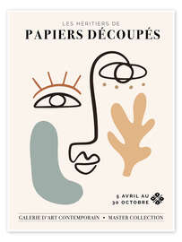 Poster Papiers Découpés II