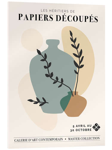 Cuadro de metacrilato Papiers Découpés I
