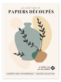 Póster Papiers Découpés I