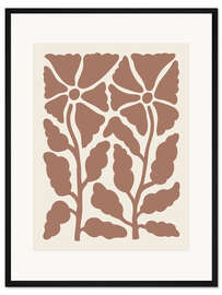 Gerahmter Kunstdruck Viva Magenta Flowers II