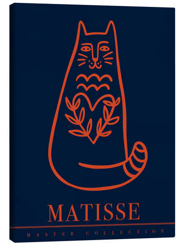 Quadro em tela Matisse Cat