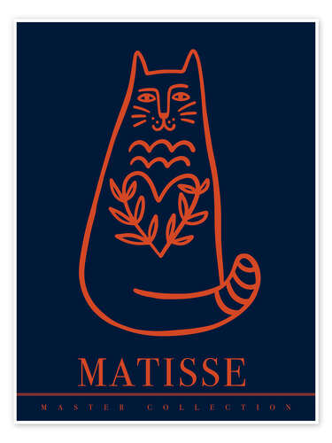 Poster Matisse Cat