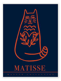 Poster Matisse Cat