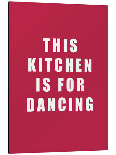 Alubild Viva Magenta Kitchen For Dancing II