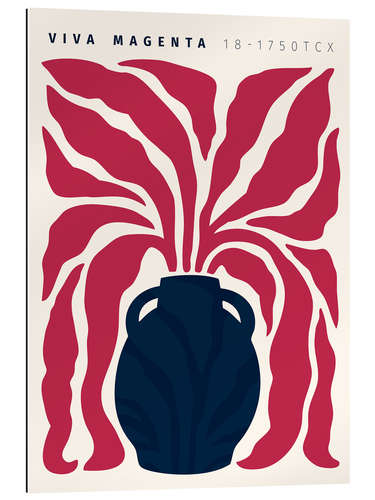 Gallery print Viva Magenta Navy Vase III