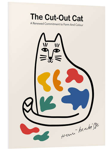 PVC print The Cut-Out Cat