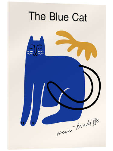 Acrylglasbild The Blue Cat, Matisse