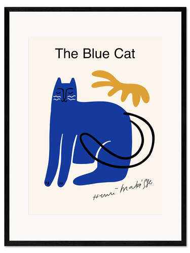 Ingelijste kunstdruk The Blue Cat, Matisse