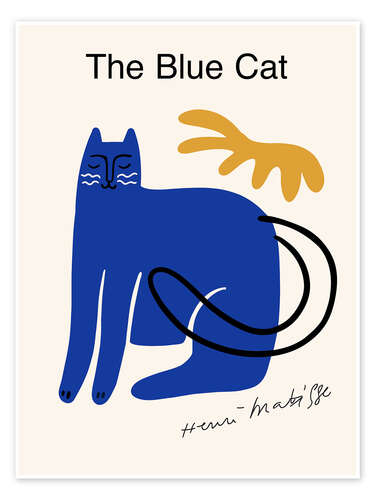 Plakat The Blue Cat, Matisse