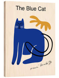 Wood print The Blue Cat, Matisse