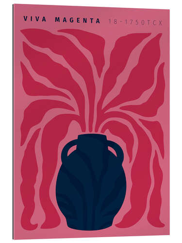 Gallery print Viva Magenta Navy Vase II