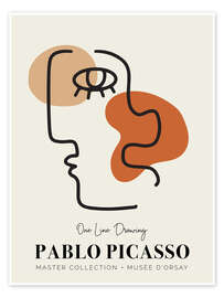 Poster Pablo Picasso One Line Drawing I