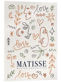 Stampa su vetro acrilico Love Matisse II