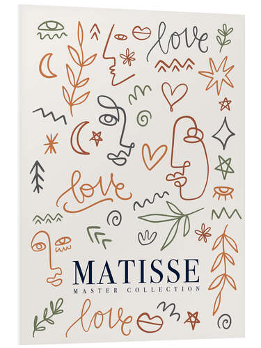 Hartschaumbild Love Matisse II