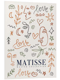 Foam board print Love Matisse II