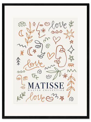 Gerahmter Kunstdruck Love Matisse II