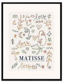 Ingelijste kunstdruk Love Matisse II