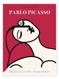 Veggbilde  Viva Magenta Picasso - Les femmes