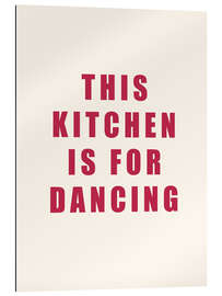 Tableau en plexi-alu Viva Magenta Kitchen For Dancing I