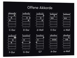 Magnettafel Offene Akkorde II