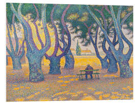 Foam board print Place des Lices, St. Tropez, 1893