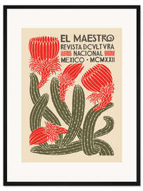 Gerahmter Kunstdruck El Maestro Magazine Cover I