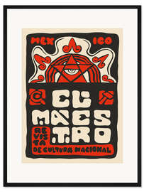 Gerahmter Kunstdruck El Maestro Magazine Cover III