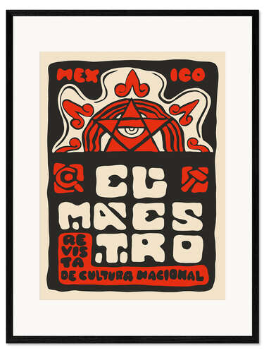 Framed art print El Maestro Magazine Cover III