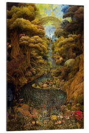 Gallery print River through the autumn forest