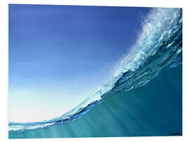 Foam board print Surf wave