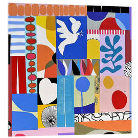 Obraz na PCV Le Portfolio - Mosaic of coloured shapes