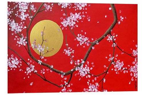 Bilde på skumplate Printemps Sakura - Cherry branch