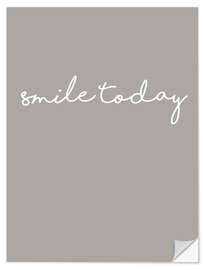 Wall sticker Smile Today