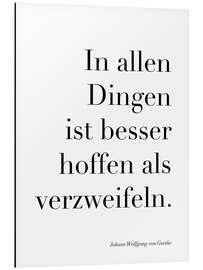 Magnettafel Goethe - In allen Dingen