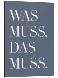 Magnettafel Was muss, das muss II